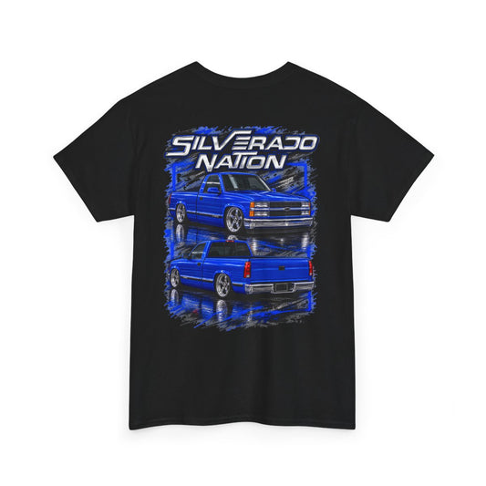 Silverado Nation Blue Obs Truck Graphic Tee