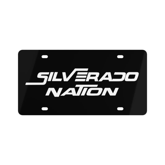 Silverado Nation License Plate